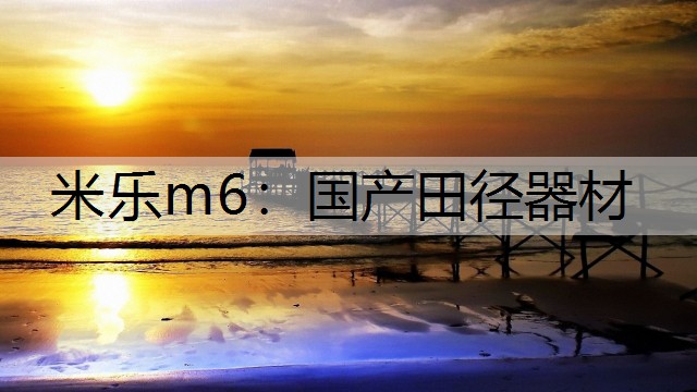 米乐m6：国产田径器材