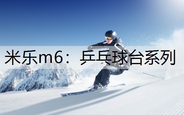 米乐m6：乒乓球台系列