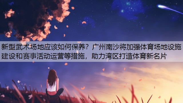 <strong>新型武术场地应该如何保养？广州南沙将加强体育场地设施建设和赛事活动运营等措施，助力湾区打造体育新名片</strong>