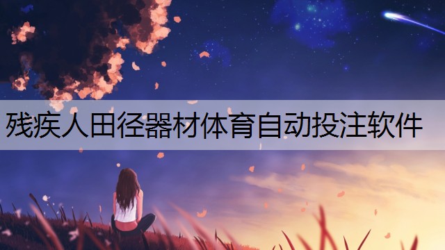 <strong>残疾人田径器材体育自动投注软件</strong>