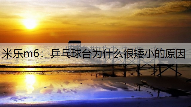 乒乓球台为什么很矮小的原因