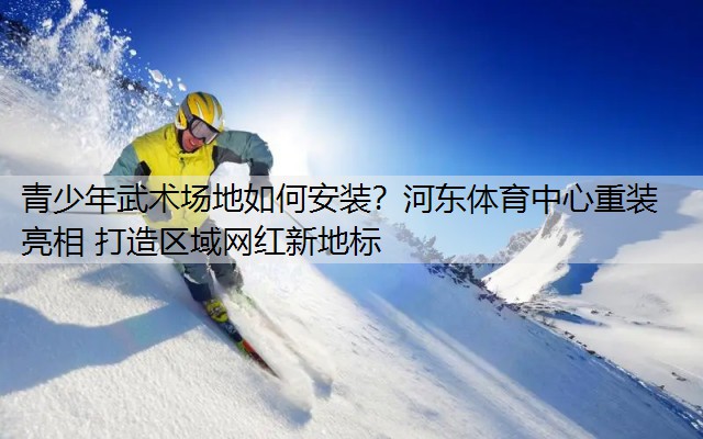 青少年武术场地如何安装？河东体育中心重装亮相 打造区域网红新地标